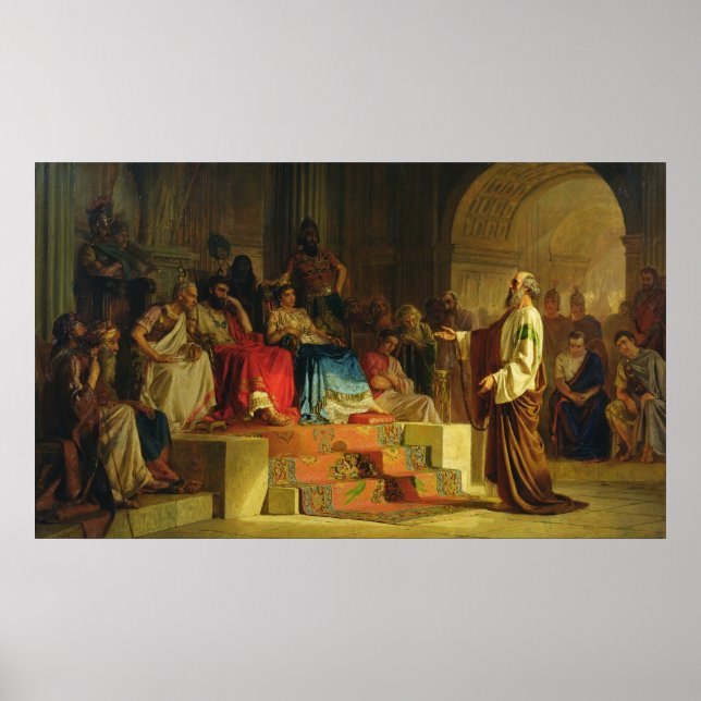 Póster Julgamento do Apóstolo Paul (Frente)