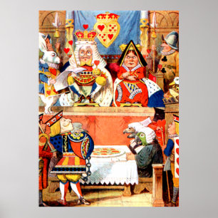 Póster Julgamento do Valete dos Corações na Terra das Mar