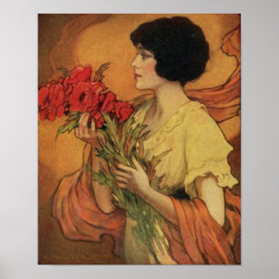 Póster Julia delicada