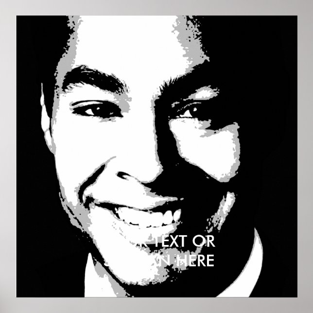 Poster Julian Castro Ink Art (Frente)