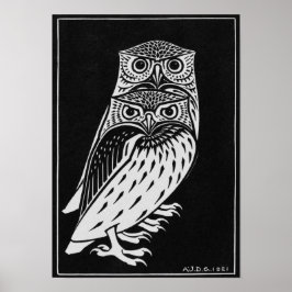 Poster Julie de Graag 2 Owls