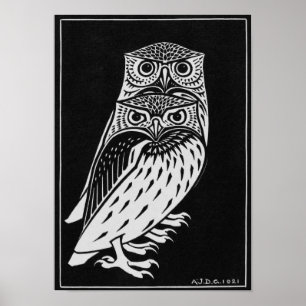 Poster Julie de Graag 2 Owls
