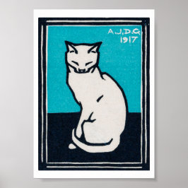 Poster Julie de Graag Sitting Cat