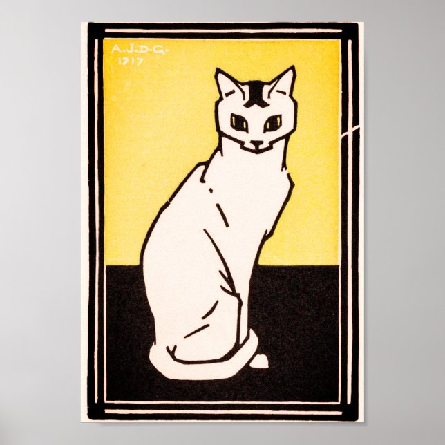 Poster Julie de GraagGato Sentado (Frente)