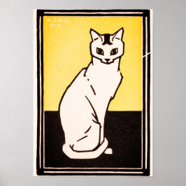 Poster Julie de GraagSitting Cat