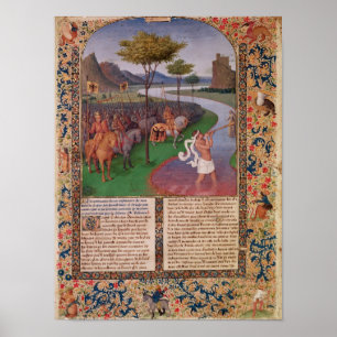 Póster Júlio César Atravessando o Rubicão, c.1470