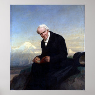 Poster Julius Schrader Baron Alexander von Humboldt