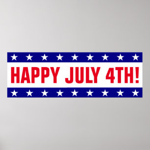 Póster JULY 4th Party Banner