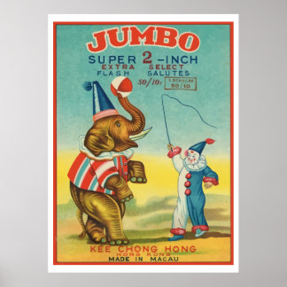 Poster Jumbo (Vintage Chinese Firecracker)