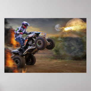 Poster Jump to the Porthole with your Quad Bike