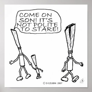 Póster Junco olhar fixamente