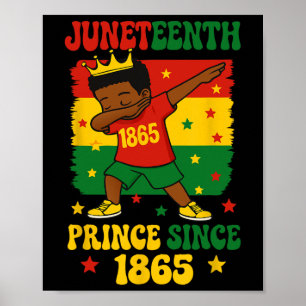 Poster Juneteenth 1865 Garoto Radical Dançando Príncipe 