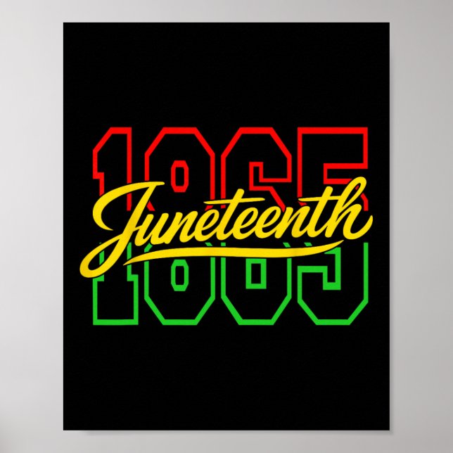 Poster Juneteenth 1865 Mulheres Homens Crianças 19 de Jun (Frente)