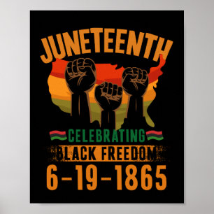 Poster Juneteenth Celebrando a Liberdade Negra 186 Africa