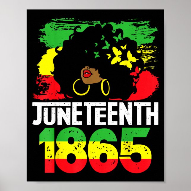 Poster Juneteenth é dia da independência mulheres negras  (Frente)