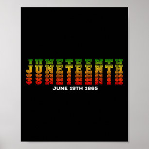 Poster Juneteenth é o meu dia da independência Grátis Ish