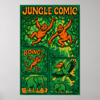 Poster Jungle Comic