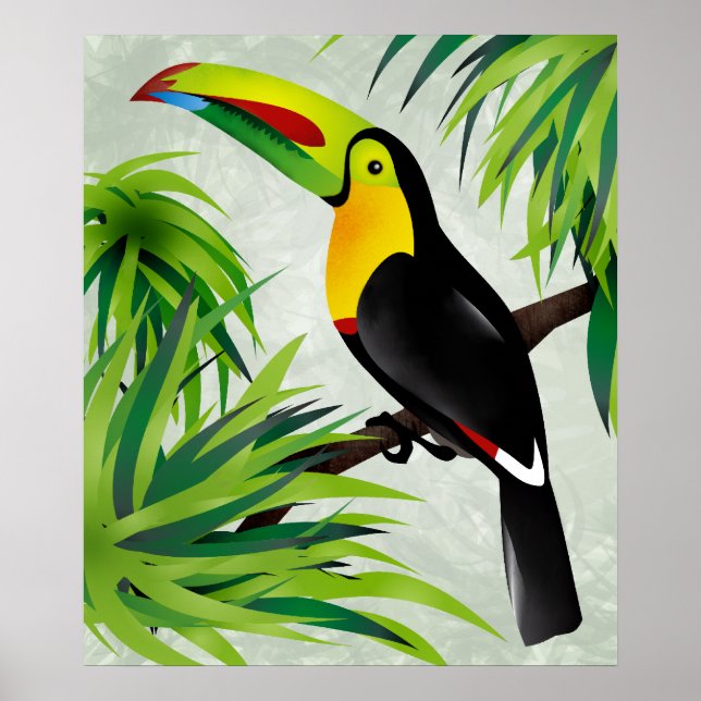 Poster Jungle Toucan (Frente)