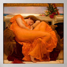 Poster Junho Flamejante de Frederic Leighton