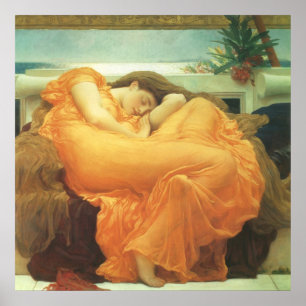 Póster Junho flamejante por Lord Frederic Leighton