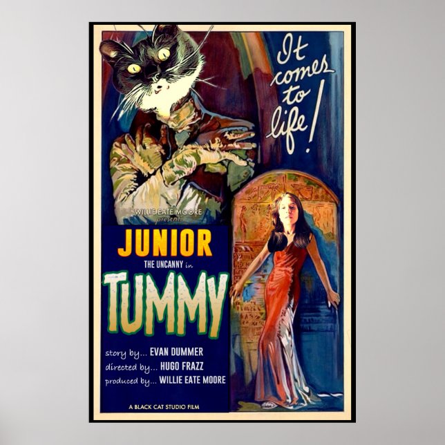 Poster Júnior, o Uncanny no Tummy! (Frente)