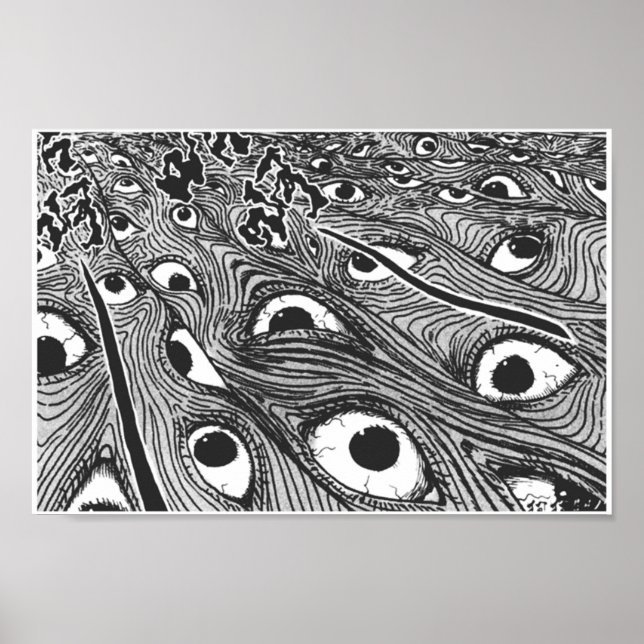 Poster Junji Ito Eyes (Frente)
