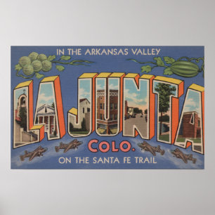 Poster Junta do La, Colorado - grandes cenas 2 da letra