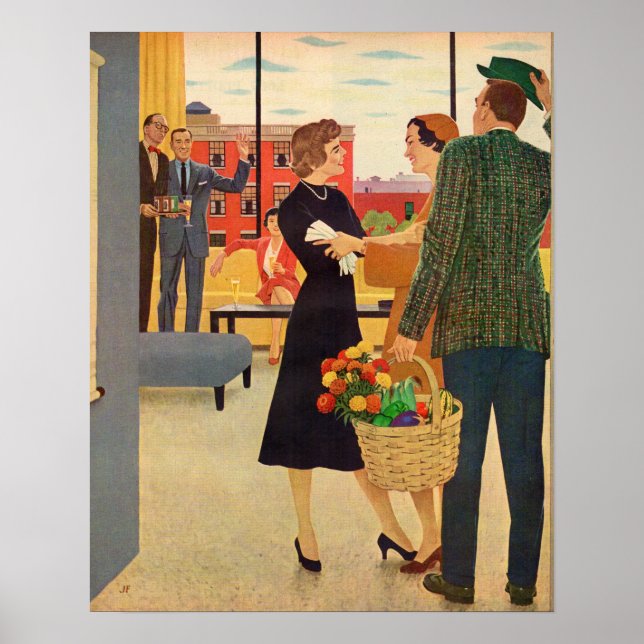 Poster Juntando-se aos Cibulskis" (Frente)