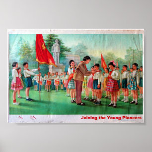 Póster Juntando-se aos pioneiros dos jovens