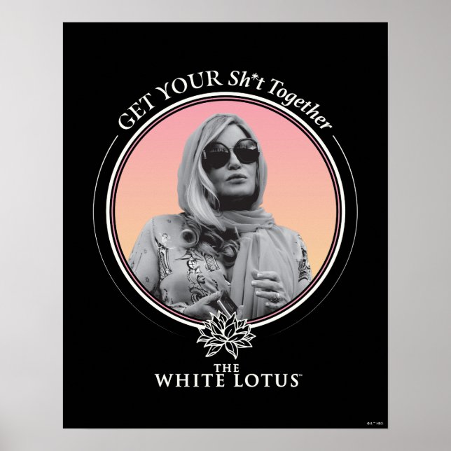 Poster Junte o seu Sh*t - O Lotus Branco (Frente)