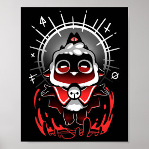 Poster Junte-se ao Culto - Culto do Cordeiro Culto de Gam