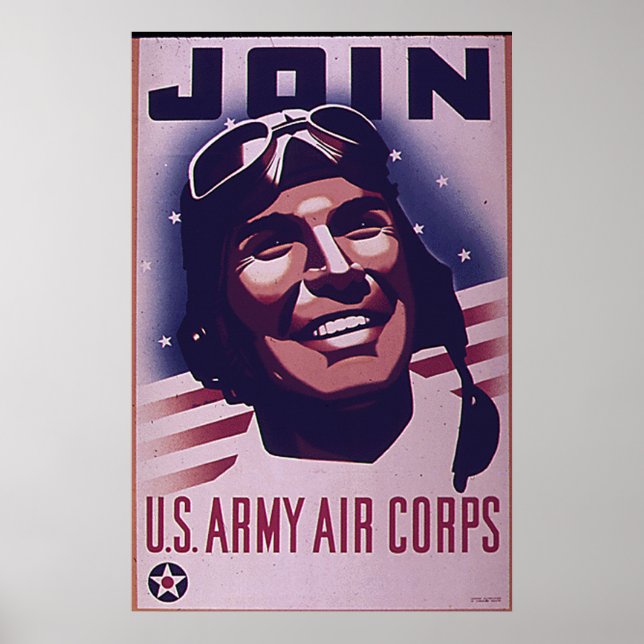 Póster Junte-se ao Exército Air Corps (Frente)