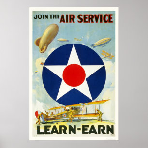 Poster Junte-se ao serviço aéreo