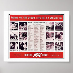 Póster Junte-Se Ao Wac Agora!