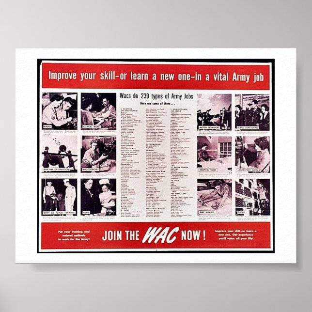 Póster Junte-Se Ao Wac Agora! (Frente)