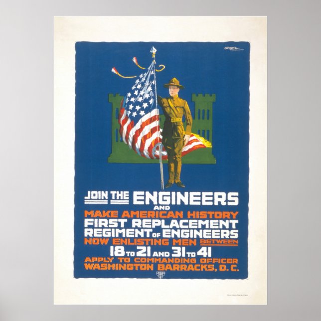 Poster Junte-se aos Engenheiros (Frente)