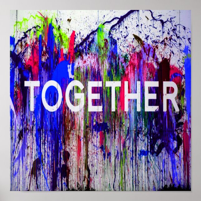 Poster Juntos, amor colorido (Frente)