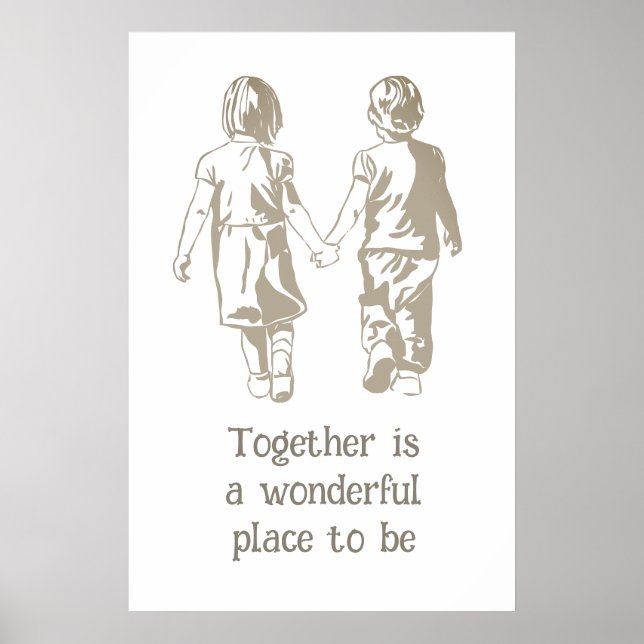 Poster Juntos é um lugar maravilhoso (Frente)