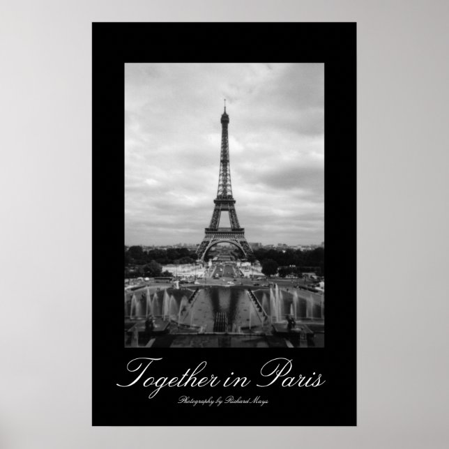 Póster Juntos em Paris (Frente)