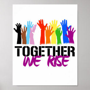 Poster Juntos, erguemos
