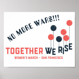 Poster Juntos, Levantamos - Sem Mais Guerras!