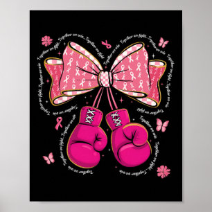 Poster Juntos, Lutamos Para Ganhar Luvas De Boxim Arco Ma