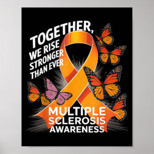 Poster Juntos Nós Subimos Conscientização da Esclerose Mú