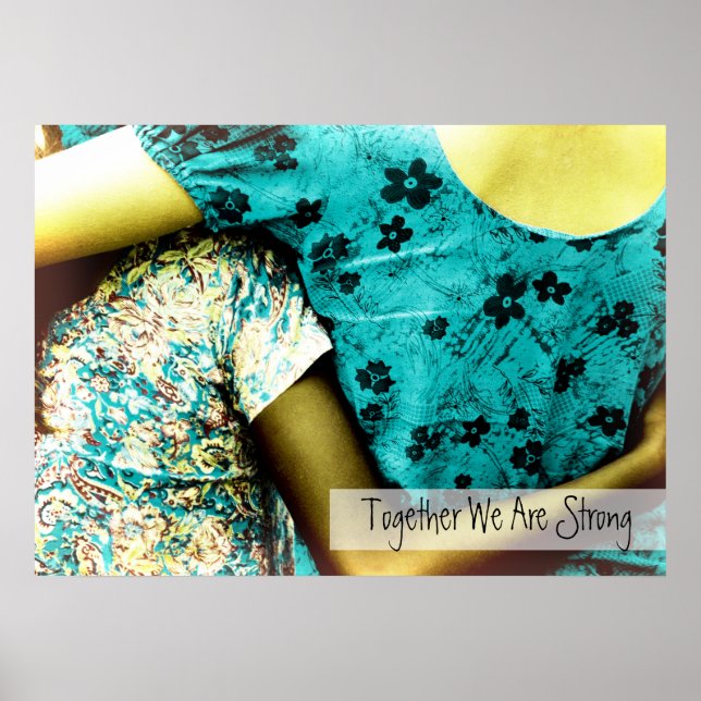 Poster Juntos Somos Fortes (Frente)