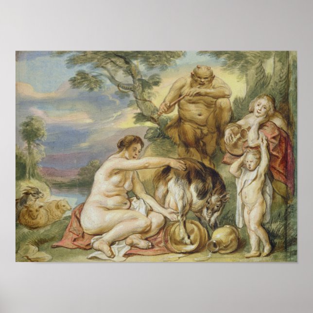 Poster Júpiter como Criança (Frente)