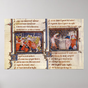 Poster Jupiter contra Saturn: Ensino de Saturn