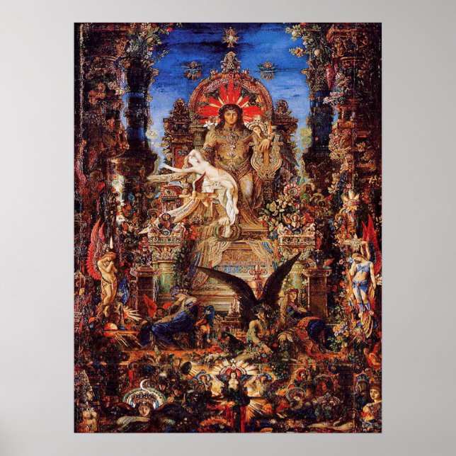 Poster "Júpiter e Semiele" (Frente)