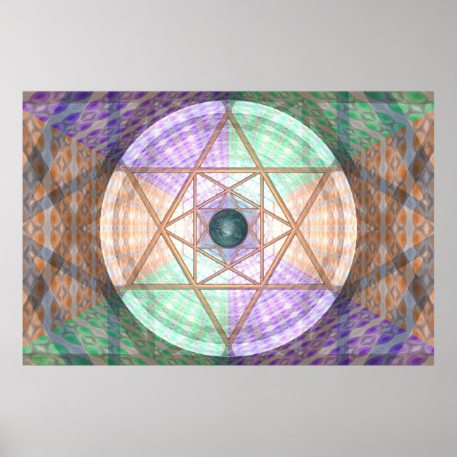 Poster Júpiter E Terra Por Martineau (Frente)