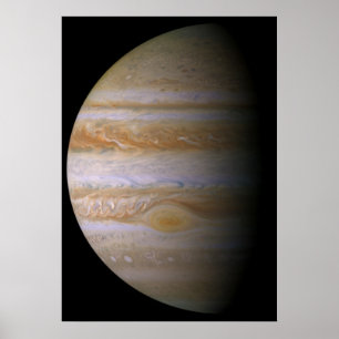 Póster Júpiter visto pela sonda espacial Cassini