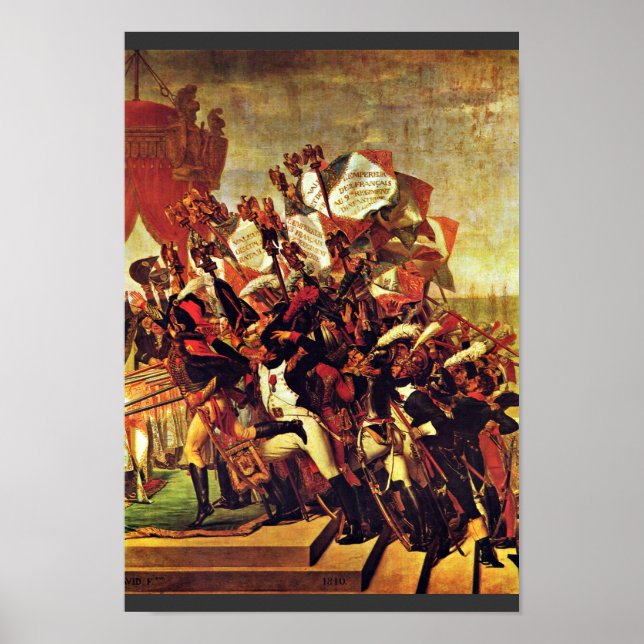 Póster Juramento Do Exército Para O Imperador Da Distribu (Frente)